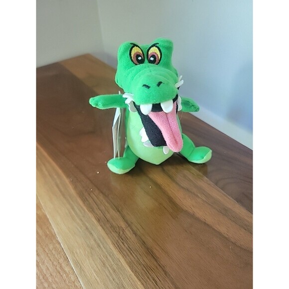 Disney Store Mini Bean Bag Plush Peter Pan Crock Tick Tock Croc New NWT 8 inch - Picture 1 of 3